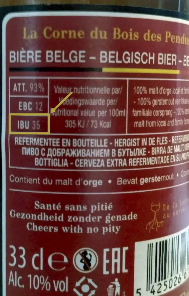 que es el ibu en la cerveza