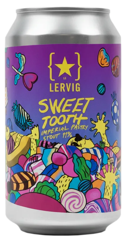 Lata de cerveza Sweet Tooth Imperial Pastry Stout de Lervig