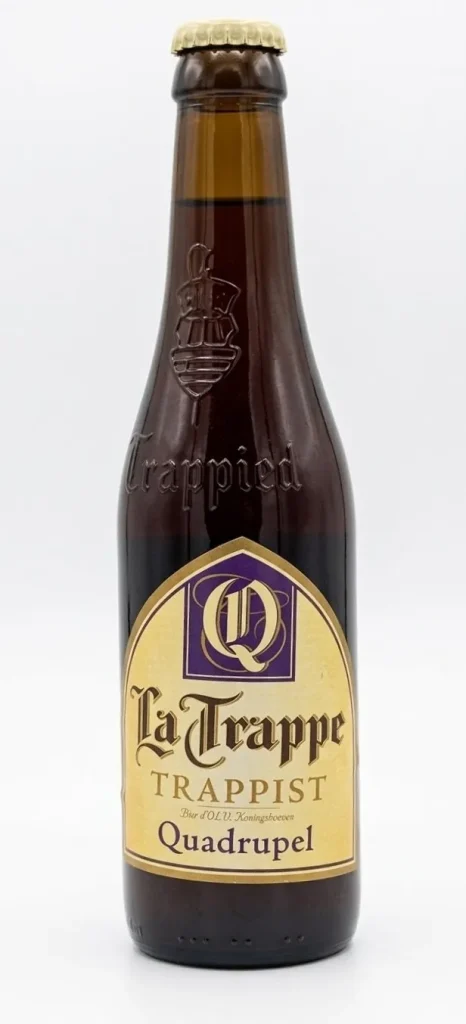 Botella de cerveza La Trappe Trappist Quadrupel