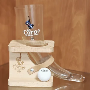 La Corne du Bois des Pendus: vaso de 33 cl con soporte